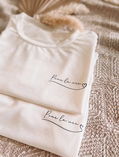 Tee shirt collection "Petit coeur"