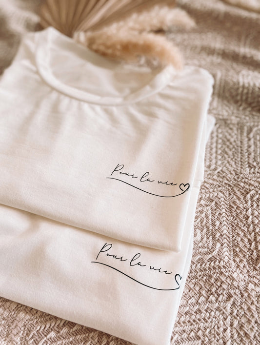 Tee shirt collection "Petit coeur"