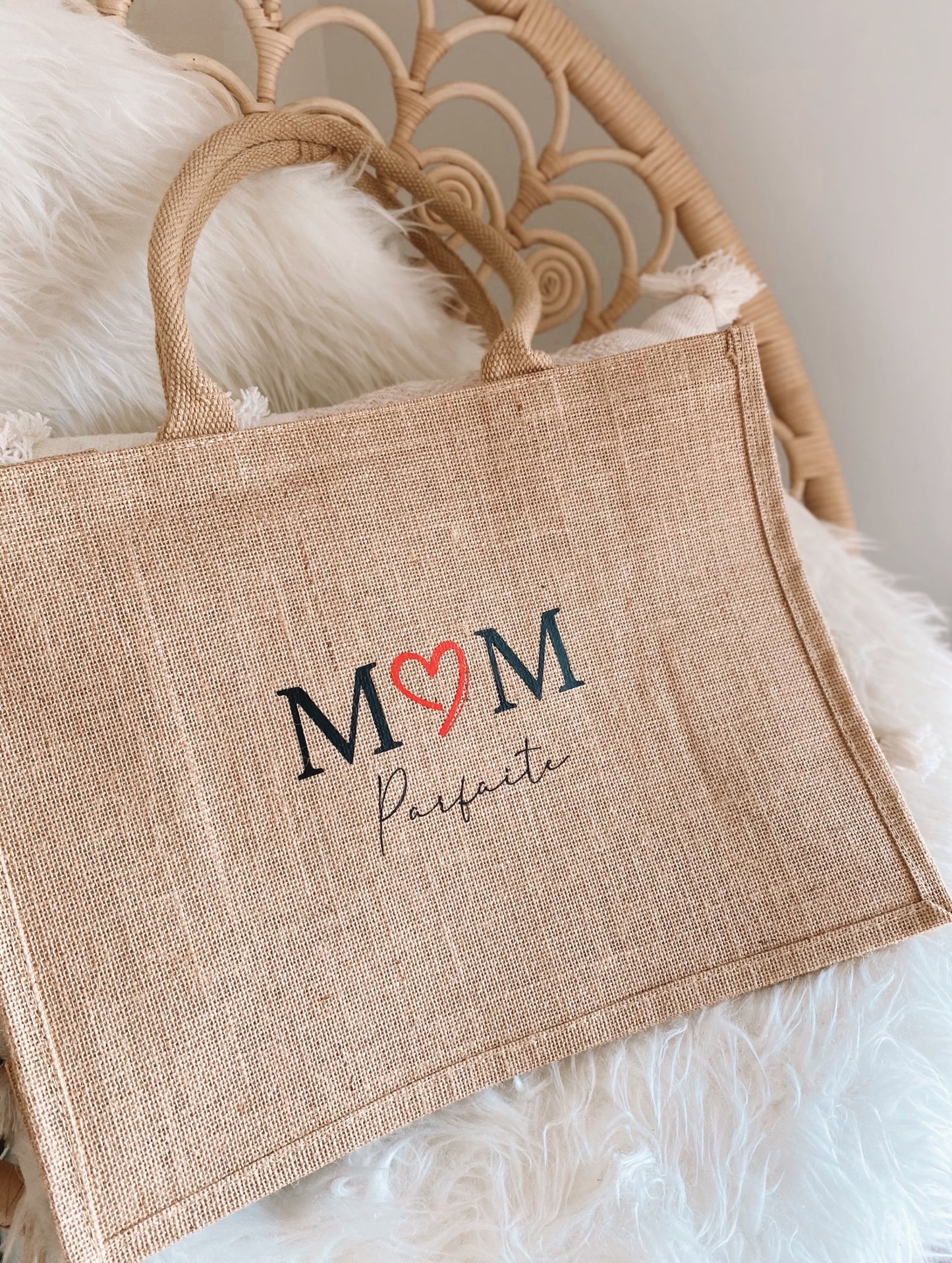 Sac en Jute - Collection Maman & Mum