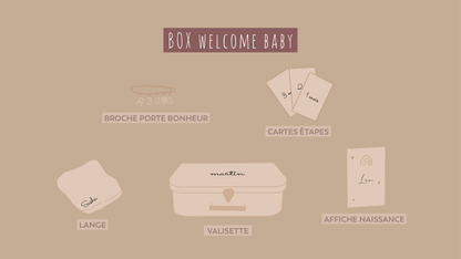 Box naissance - "Welcome Baby"
