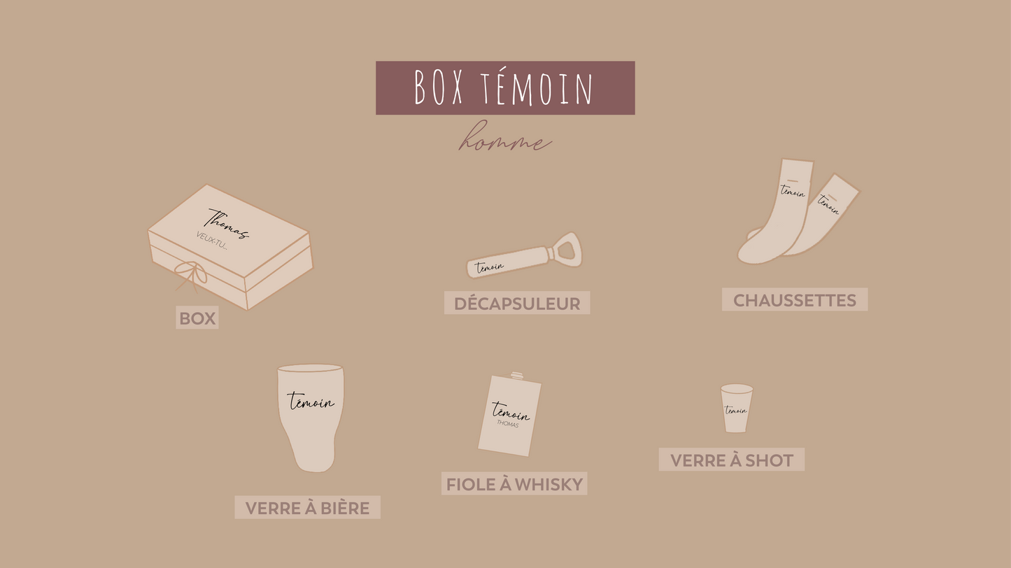 Box homme "Témoin - GH"
