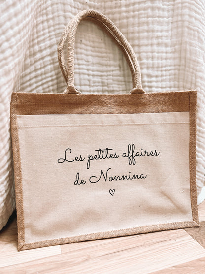 Sac en Jute "A personnaliser"
