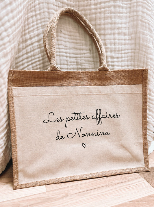 Sac en Jute "A personnaliser"