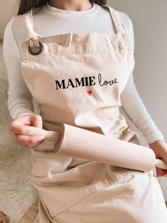 Tablier de cuisine beige " A personnaliser"