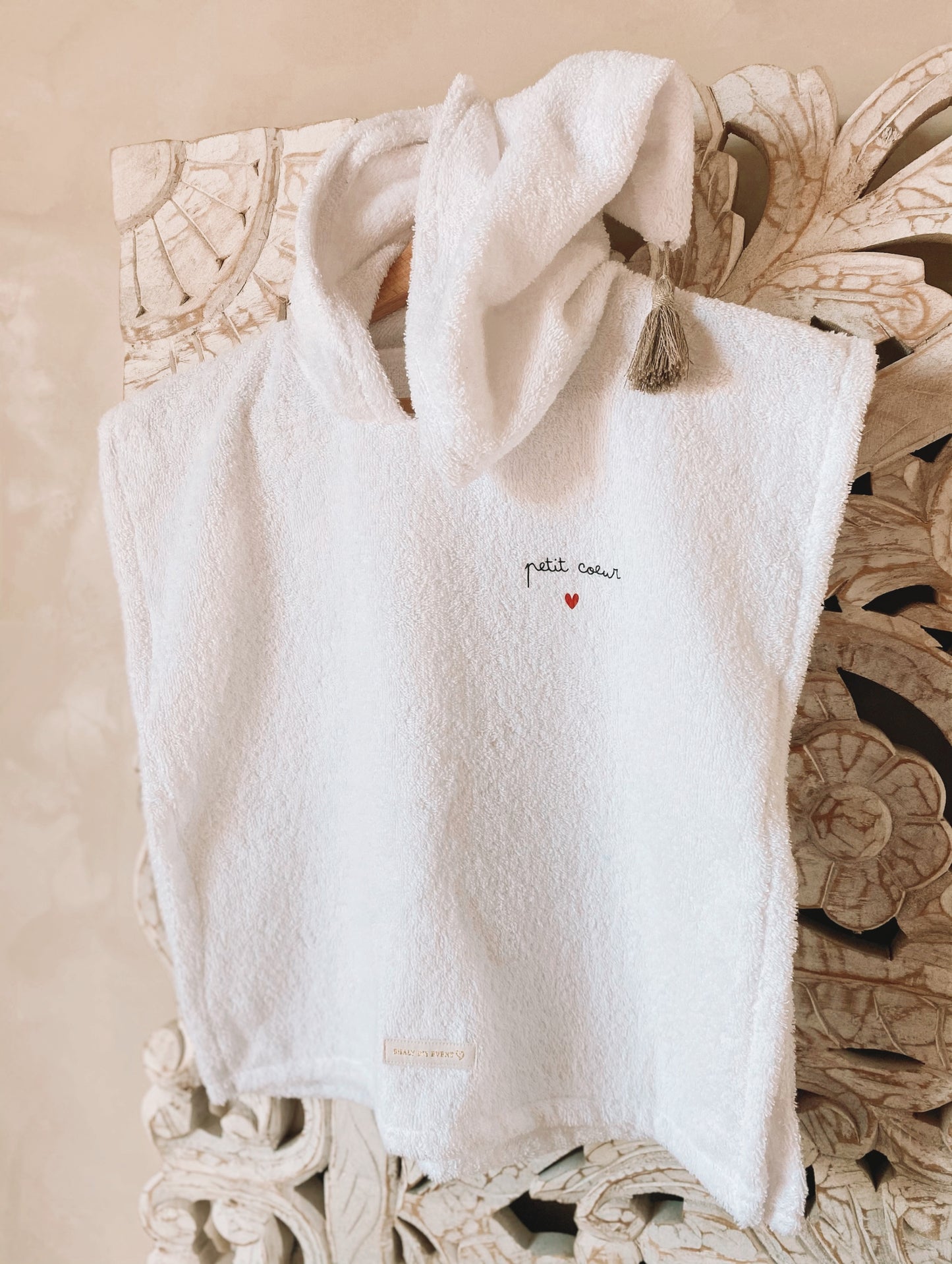 Poncho de bain éponge