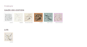 Carnet de Santé Gaze de Coton - Plusieurs coloris
