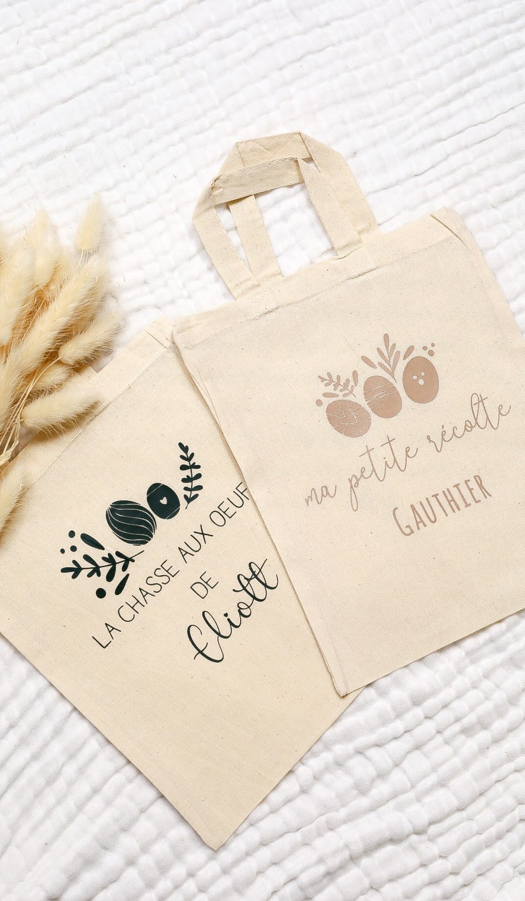 Tote bag Pâques - 3 modèles aux choix