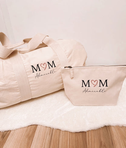 Sac Polochon Naturel - Collection Maman et Mum
