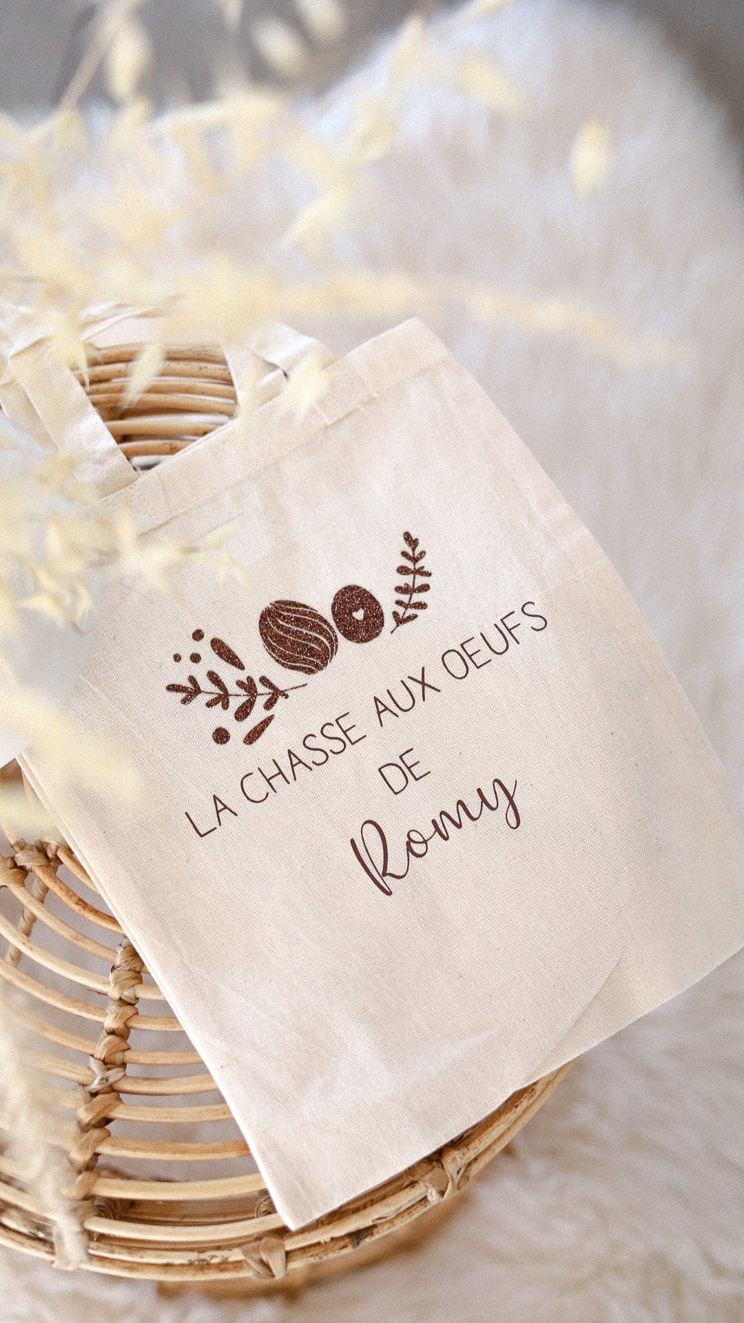Tote bag Pâques - 3 modèles aux choix