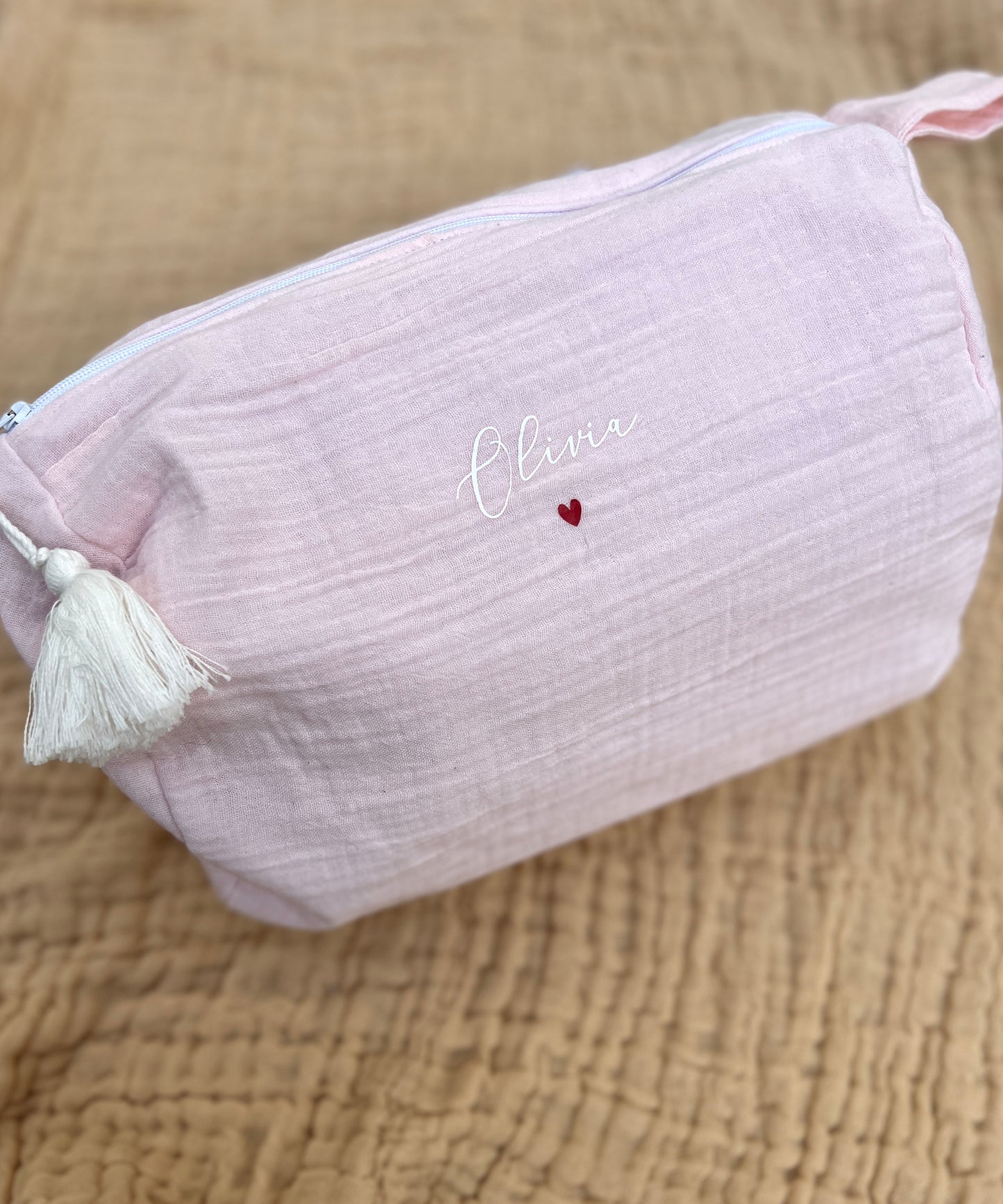 Trousse gaze de coton ou lin - 3 tailles disponibles