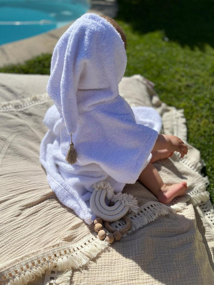 Poncho de bain éponge
