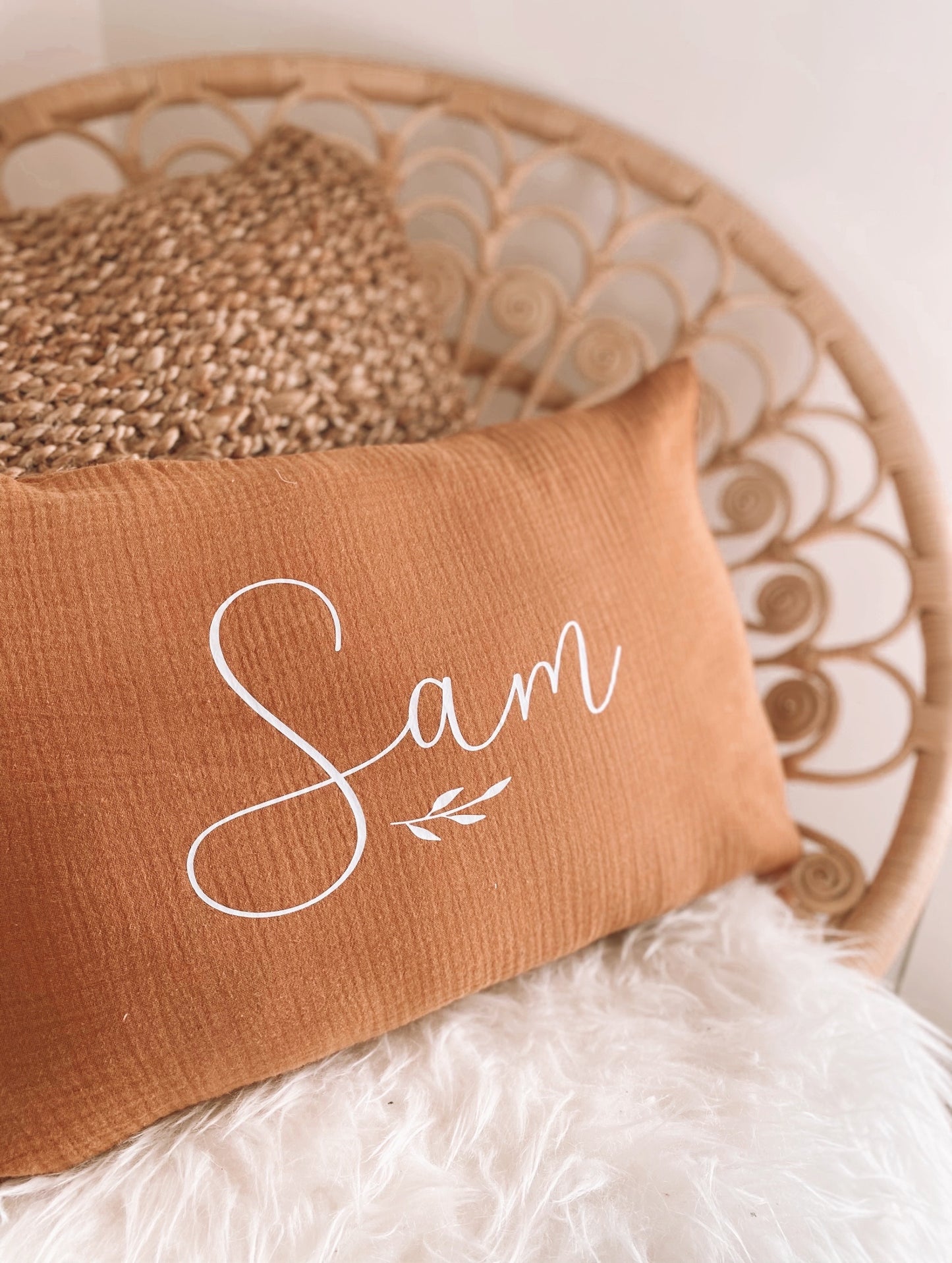 Housse de coussin / Plusieurs coloris et tissus