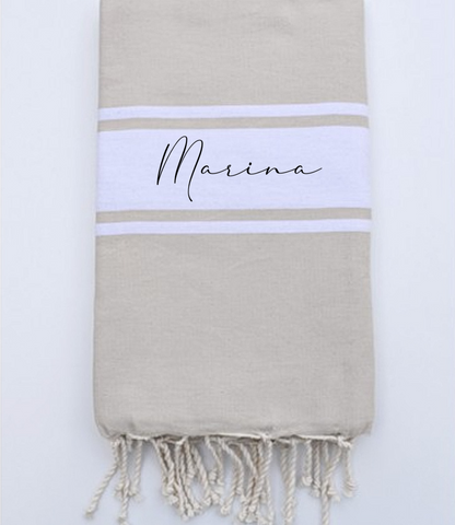 Fouta classique "beige"