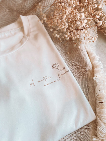 Tee shirt Collection "A notre amour"