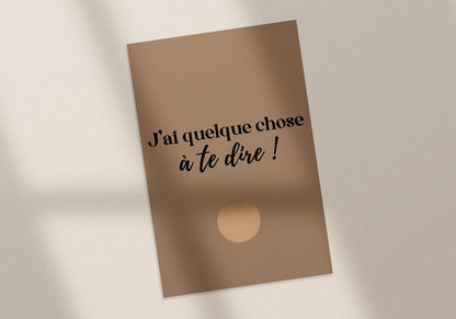 Carte à gratter